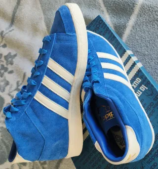 Zapatillas Adidas Jabbar HI Azul/Blanco