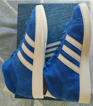 Zapatillas Adidas Jabbar HI Azul/Blanco