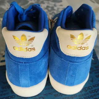 Zapatillas Adidas Jabbar HI Azul/Blanco