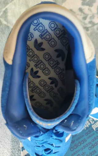 Zapatillas Adidas Jabbar HI Azul/Blanco