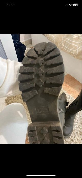 Botas altas verde oscuro talla 39