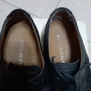 Scarpe uomo francesine blu/grigie 41