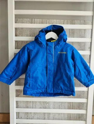 Chaqueta y pantalón esquí niño Columbia azul