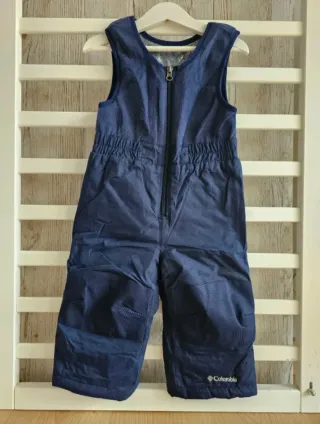 Chaqueta y pantalón esquí niño Columbia azul
