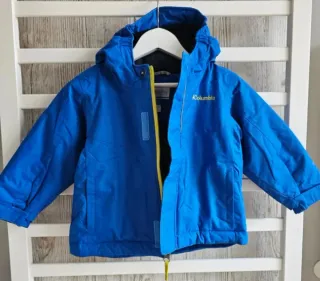 Chaqueta y pantalón esquí niño Columbia azul