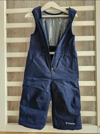 Chaqueta y pantalón esquí niño Columbia azul