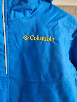 Chaqueta y pantalón esquí niño Columbia azul