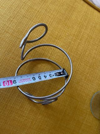 Brazalete étnico serpiente plata