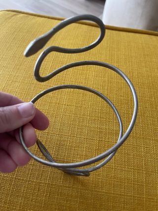 Brazalete étnico serpiente plata