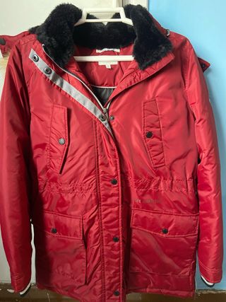 Abrigo Pepe Jeans Mujer Rojo