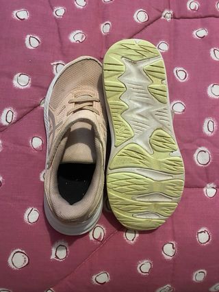 Zapatillas deportivas niña rosa y blanco