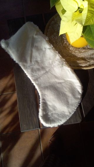 Calcetín Decoración Navideña Blanco