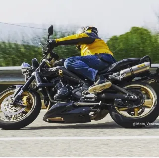 Chaqueta Piel Moto ICON XL