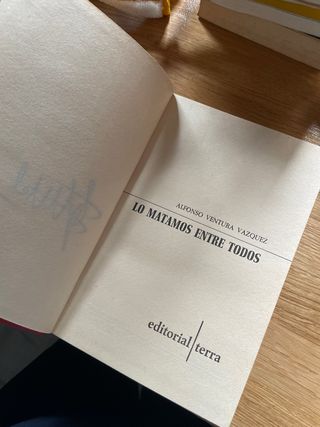 Lo matamos entre todos - Alfonso Vázquez