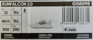 Zapatillas Adidas Runfalcon 2.0 Blancas