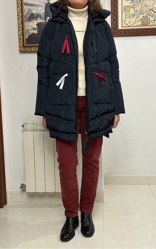 Abrigo plumífero Armani Jeans azul