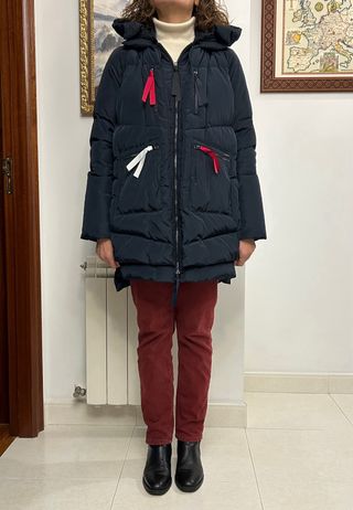 Abrigo plumífero Armani Jeans azul