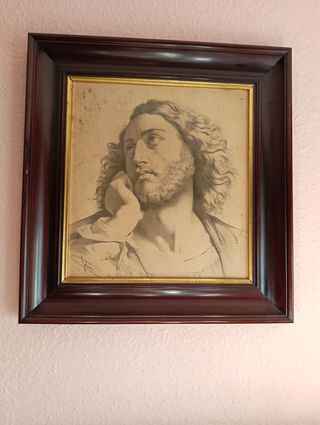 Cuadros vintage madera papel