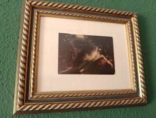 Cuadros vintage madera papel