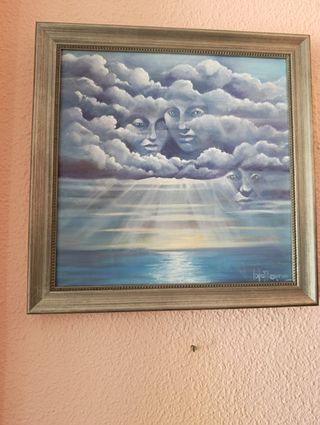 Cuadros vintage madera papel