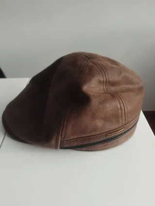 Gorra Stetson Talla M Piel Orejeras Marrón
