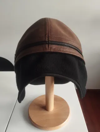 Gorra Stetson Talla M Piel Orejeras Marrón