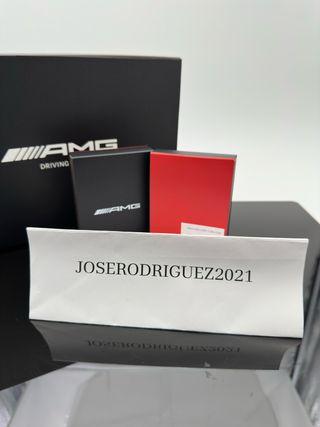 Cartera compacta AMG Mercedes-Benz Negra