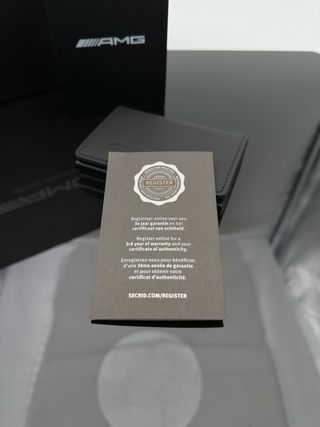 Cartera compacta AMG Mercedes-Benz Negra