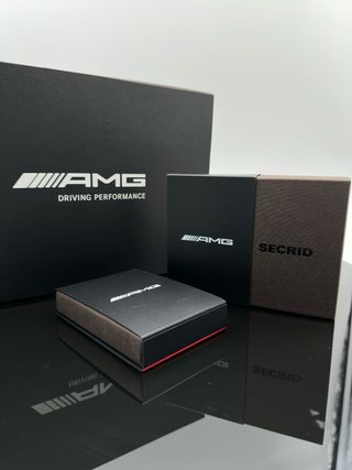 Cartera compacta AMG Mercedes-Benz Negra