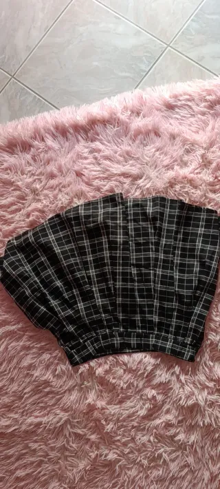 Gonna pantaloncino a quadri