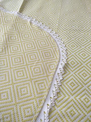 Copriletto matrimoniale artigianale vintage