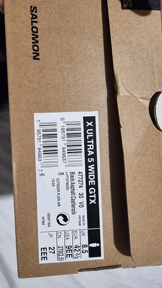 Salomon X Ultra 5 Wide Gore-Tex Hombre