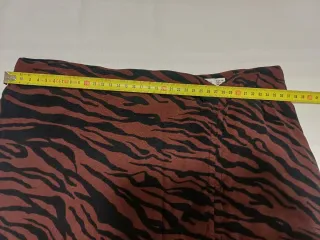 Falda larga estampado cebra