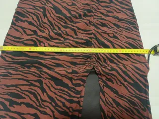 Falda larga estampado cebra