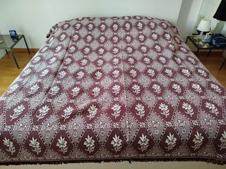 Copriletto matrimoniale artigianale