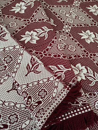 Copriletto matrimoniale artigianale