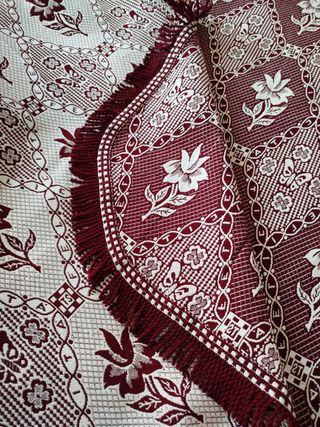 Copriletto matrimoniale artigianale