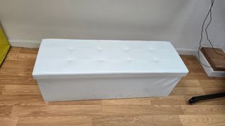 Taburete Almacenaje Blanco