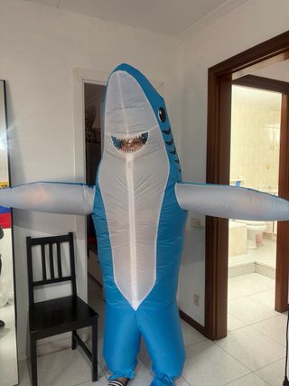 Disfraz Tiburón Inflable 1.90m