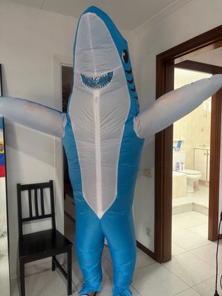 Disfraz Tiburón Inflable 1.90m