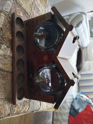 Dispensador de licores de madera