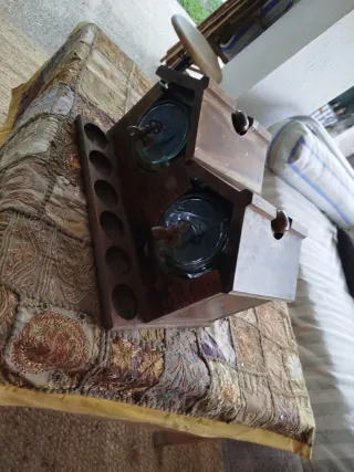 Dispensador de licores de madera