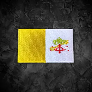 Vaticano 🇻🇦 Parche bandera termoadhesiva