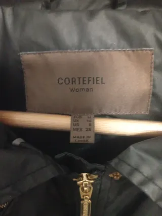 Chaqueta Cortefiel Negra Talla M