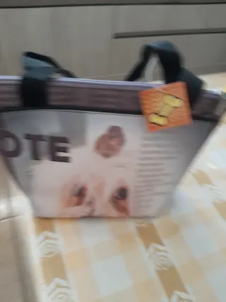 Bolso Star Import con estampado de perro