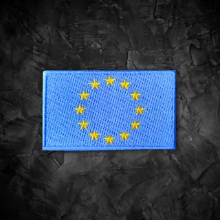 Unión Europea 🇪🇺 Parche bandera termoadhesiva