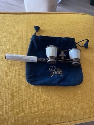 Prismáticos ópera nacarados