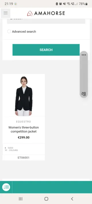 Giacca Equestro Concorso Donna Tg. M