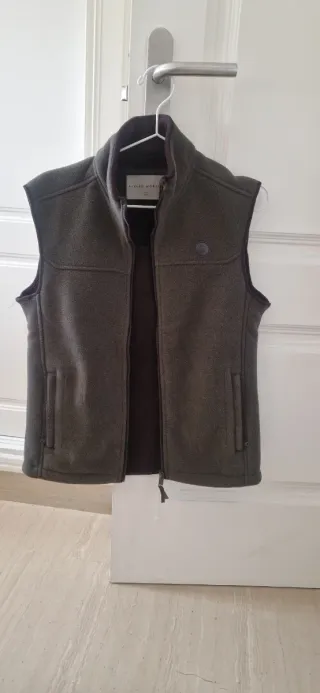 Chaleco de niño polar verde ALVARO MORENO Talla XS