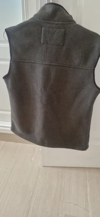 Chaleco de niño polar verde ALVARO MORENO Talla XS